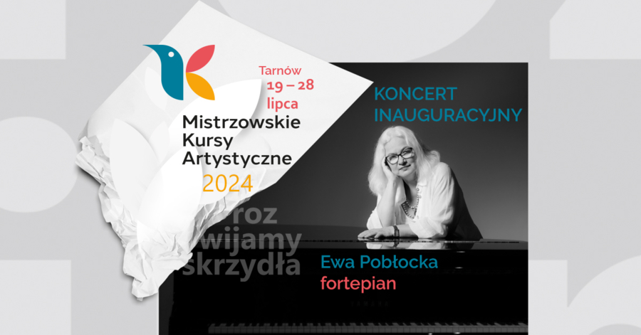 Plakat koncertu Ewy Pobłockiej